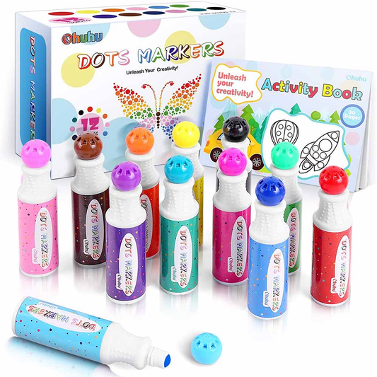 Marcadores para Niños Ohuhu 12 Colores