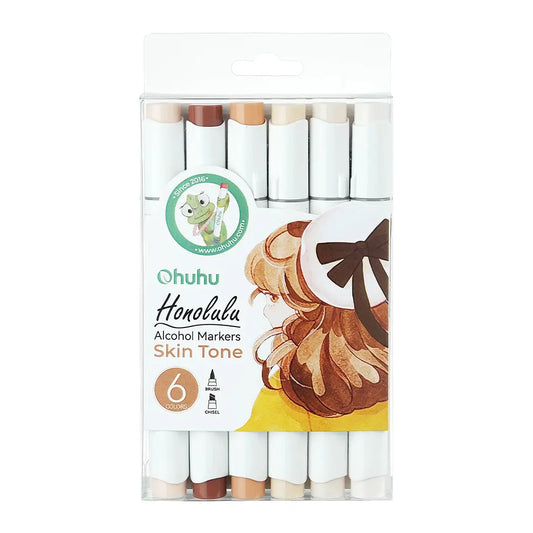 HONOLULU PACK 6 MARCADORES TONOS PIEL OHUHU