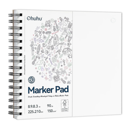 Croquera para Marcadores OHUHU MAarker Pad 22.5 X 21CM