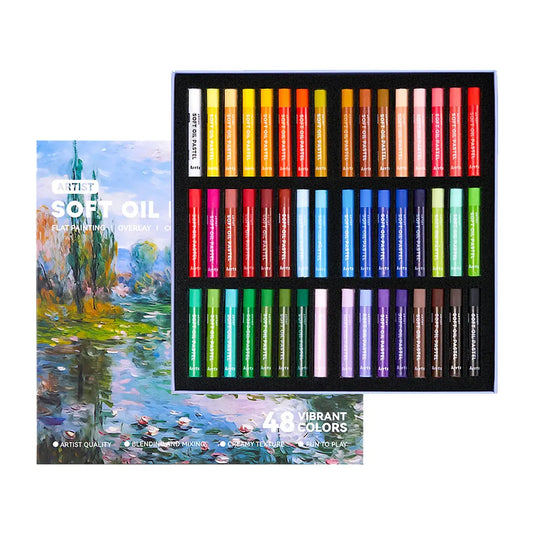 Arrtx Pasteles al óleo Soft 48 colores