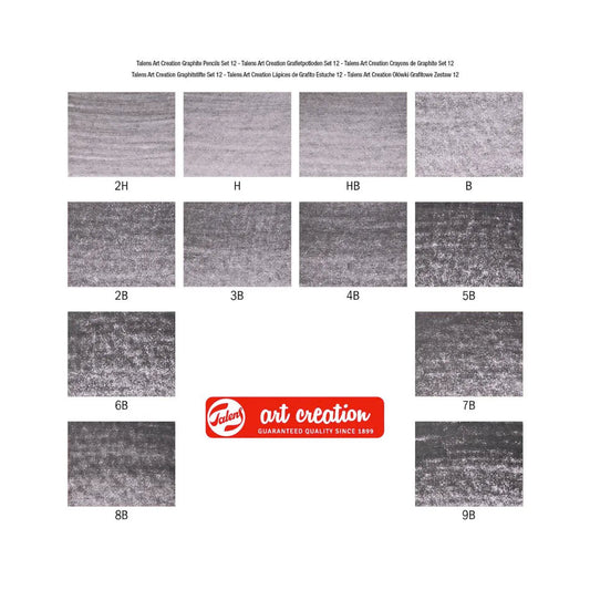 Set 12 Lapices grafito - Art Creation