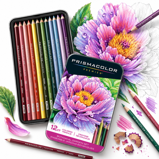 Prismacolor Premier - Set 12 Lápices de Colores Jardín Botánico