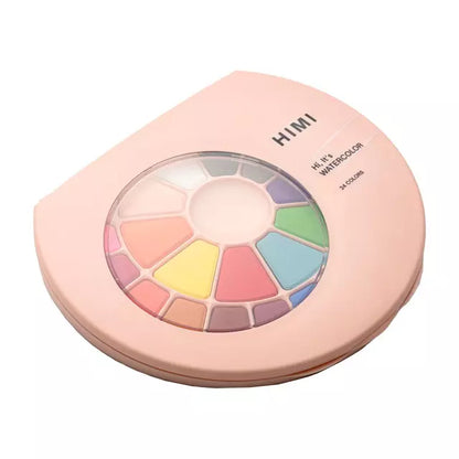 Set Himi Pintura Solida A Base De Agua 24 Colores (Rosado)