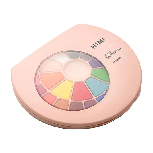 Set Himi Pintura Solida A Base De Agua 24 Colores (Rosado)