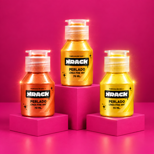 Acrilico Krack- PERLADO- 70ml. variedades