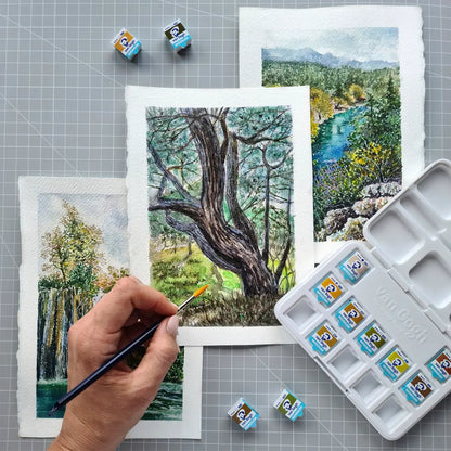 Acuarela en Pastillas Van Gogh Sets 12 Colores