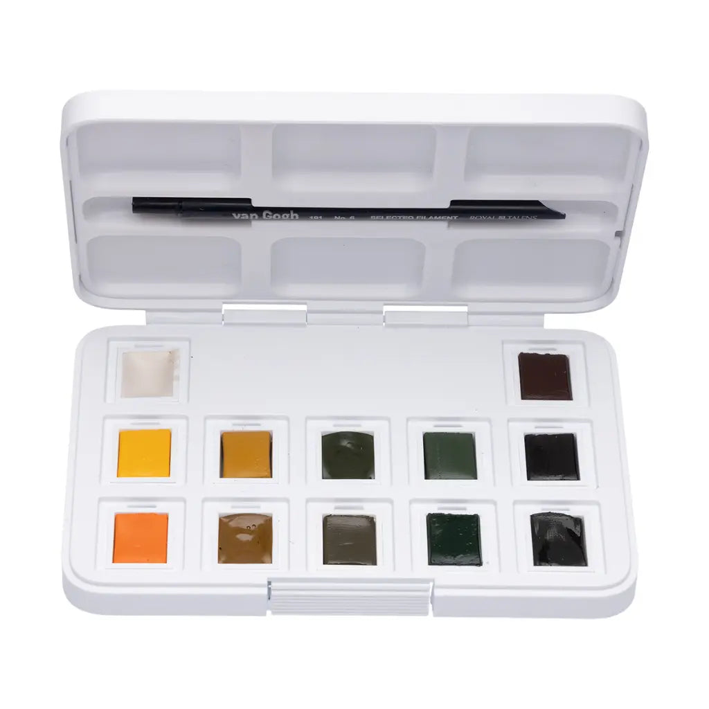Acuarela en Pastillas Van Gogh Sets 12 Colores
