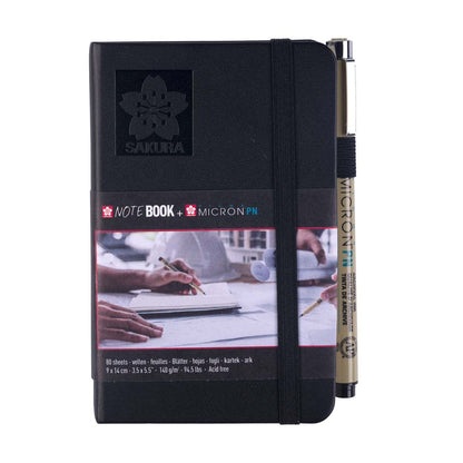 Sketcbook Sakura Blanco 9x14cm +Pigma Micron PN negro