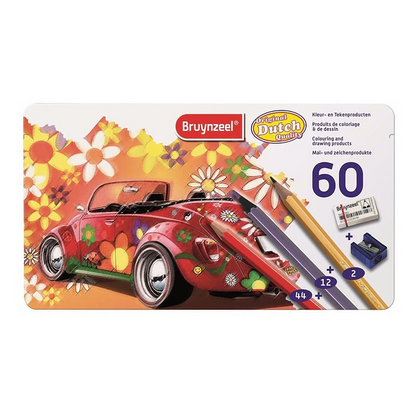 Set 60 piezas - Lapices de colores Bruynzeel colouring and drawing