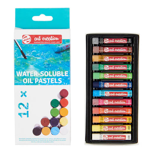 Talens Art Creation Set Pasteles Al Óleo Solubles En Agua 12