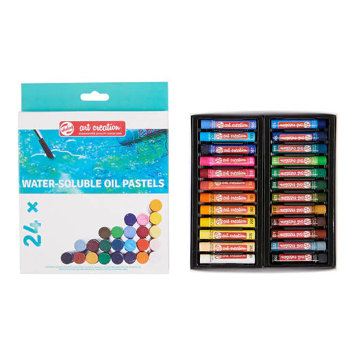 Talens Art Creation Set Pasteles Al Óleo Solubles En Agua 24