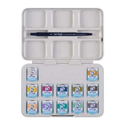 Acuarela en Pastilla Van Gogh Muted Colors 12 Colores