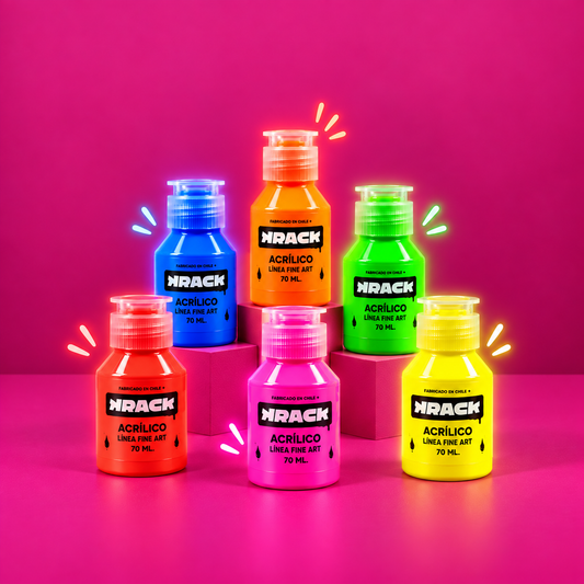 Acrilico Krack- Fluor- 70ml. variedades