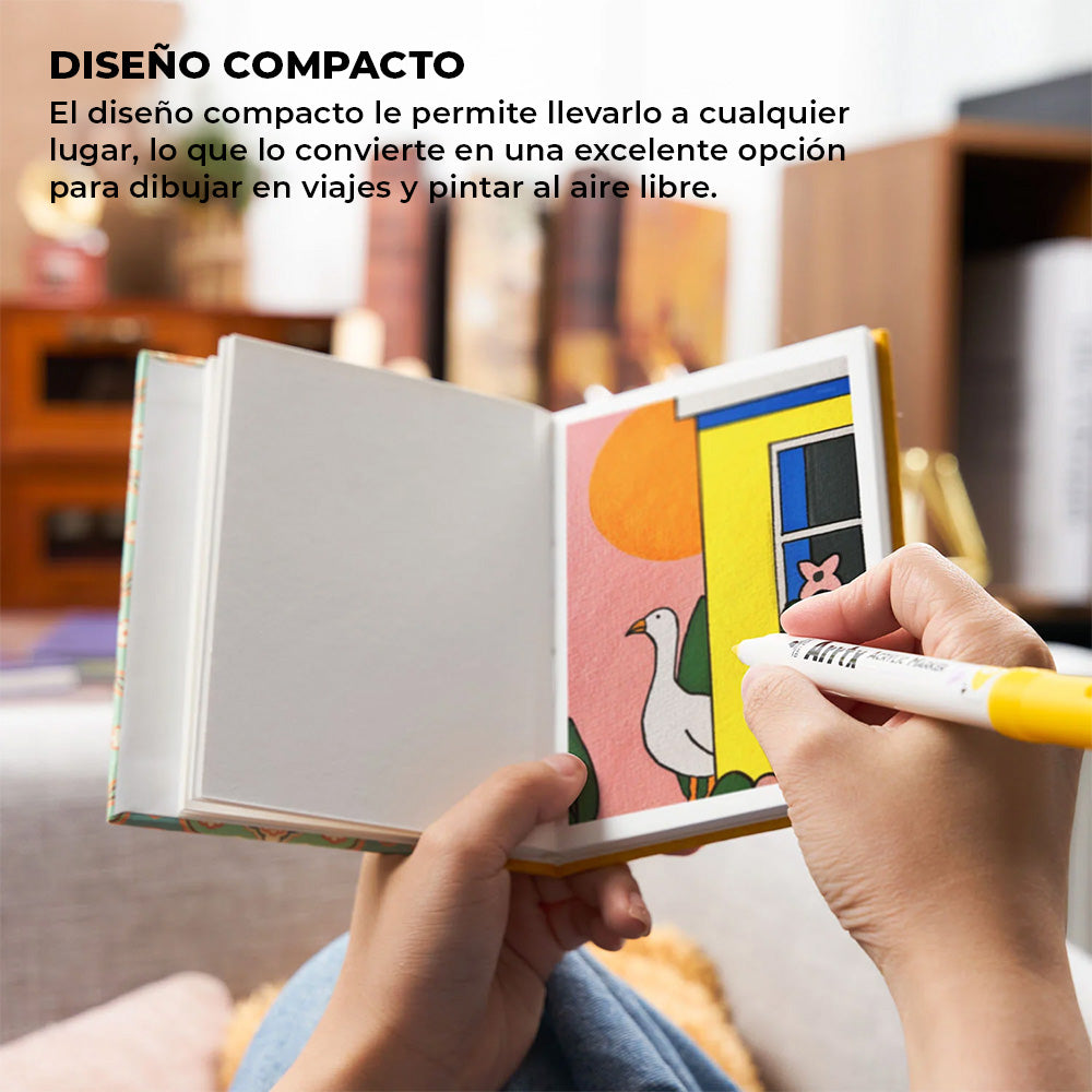 Libreta de bocetos para acuarela ARRTX 100% algodón
