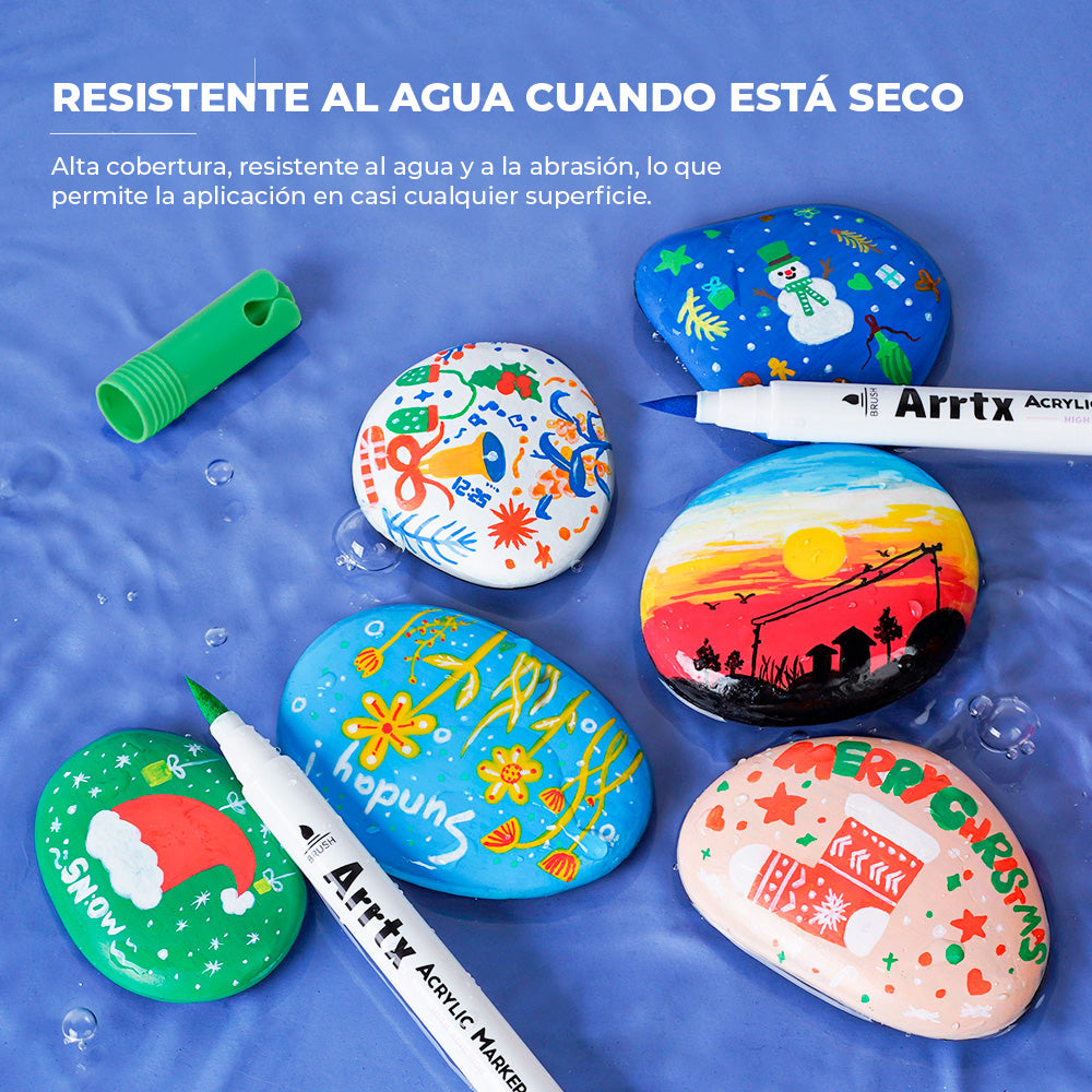 Arrtx Marcadores Acrilicos colores 30B