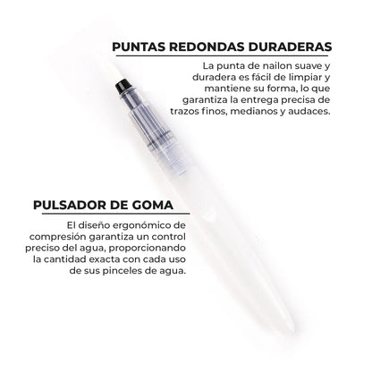 SET DE ACUARELA PLEGABLE DE 56 COLORES CON PINCEL