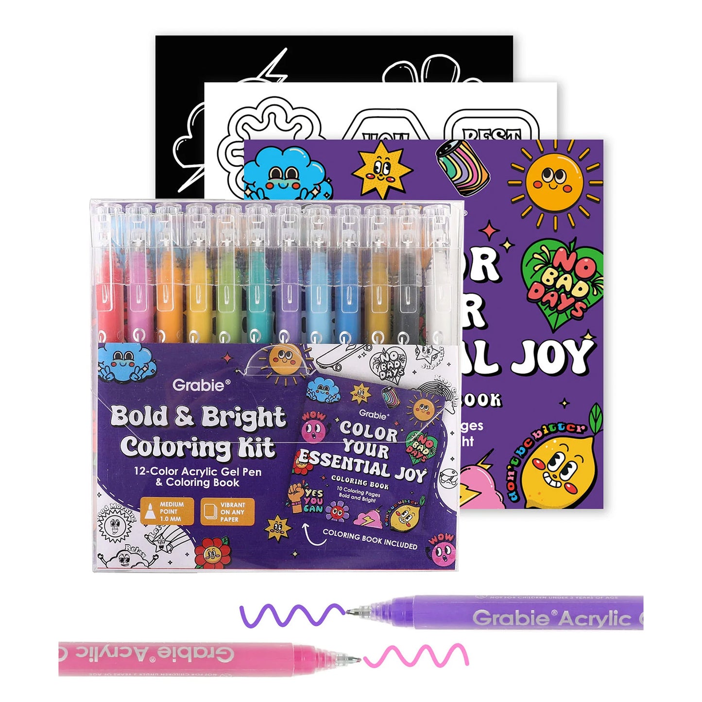 KIT PARA COLOREAR BOLD & BRIGHT COLORES ESENCIALES