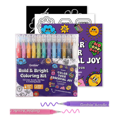 KIT PARA COLOREAR BOLD & BRIGHT COLORES ESENCIALES