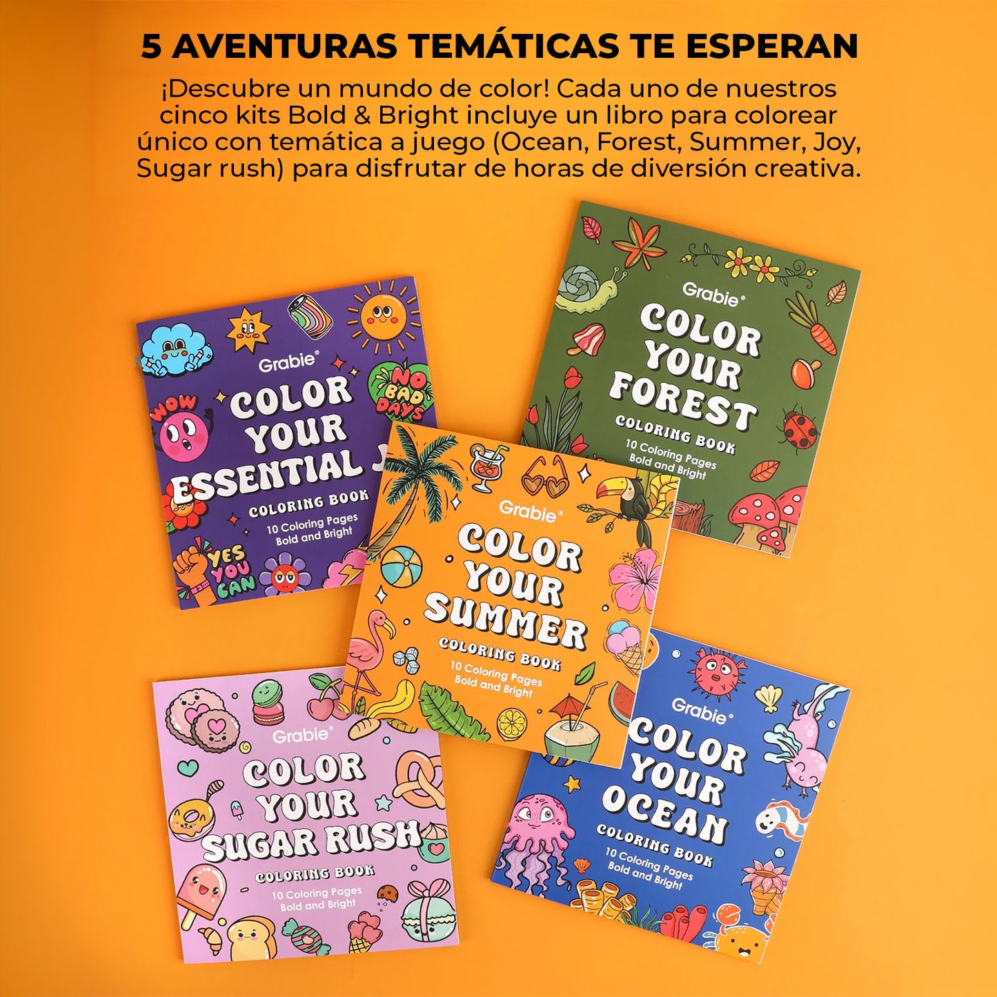 LAPIZ ACRILICO GEL - KIT BOLD & BRIGHT COLORES DEL BOSQUE Grabie