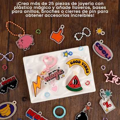 KIT DIY DE FIGURAS TERMOENCOGIBLES "RETRO VIBES"