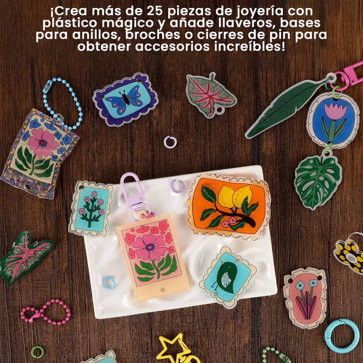 KIT DIY DE FIGURAS TERMOENCOGIBLES "BLOOM POST"