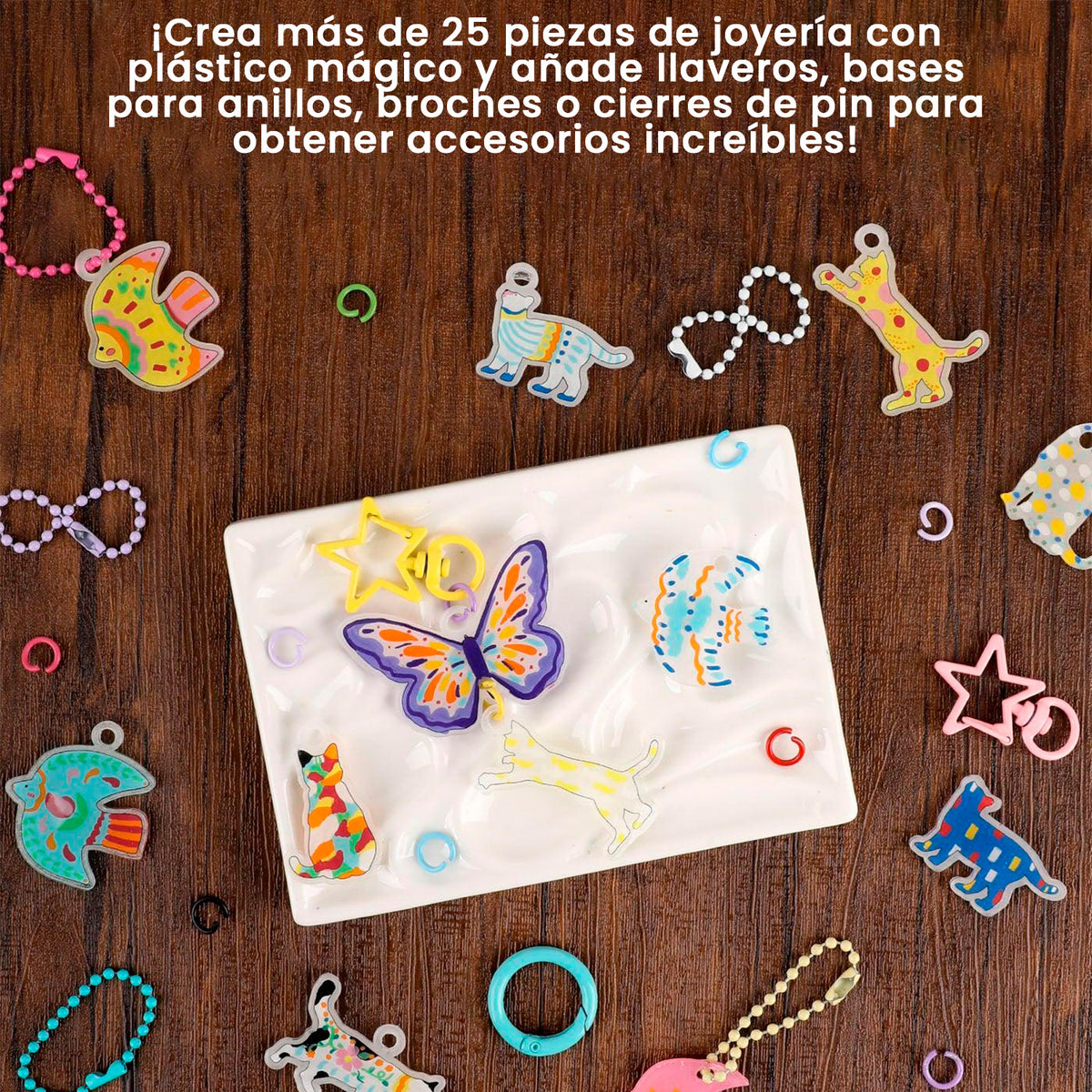 KIT CREATIVO DE FIGURAS TERMOENCOGIBLES "PAWS & WINGS"