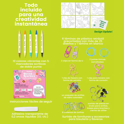 KIT CREATIVO DE FIGURAS TERMOENCOGIBLES "PAWS & WINGS"
