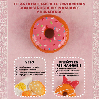 KIT CREATIVO PARA PINTAR IMANES - DONUT DELIGHT