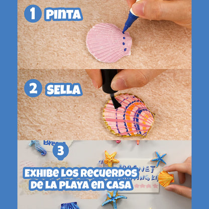 KIT CREATIVO PARA PINTAR IMANES - BAYSIDE BREEZE