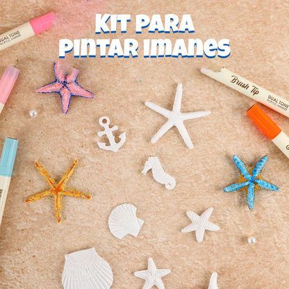 KIT CREATIVO PARA PINTAR IMANES - BAYSIDE BREEZE