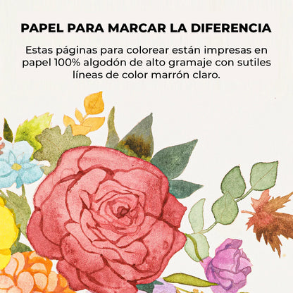 COLORING CLUB - CAJA PARA COLOREAR CON ACUARELA DE TEMÁTICA OTOÑO