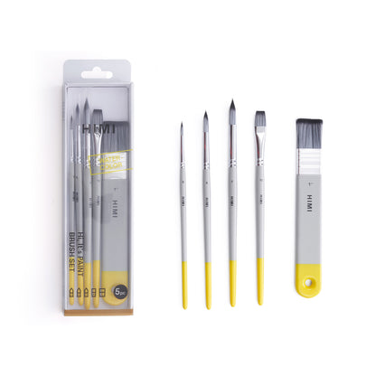 HIMI 5 PCS WATERCOLOR BRUSH SET