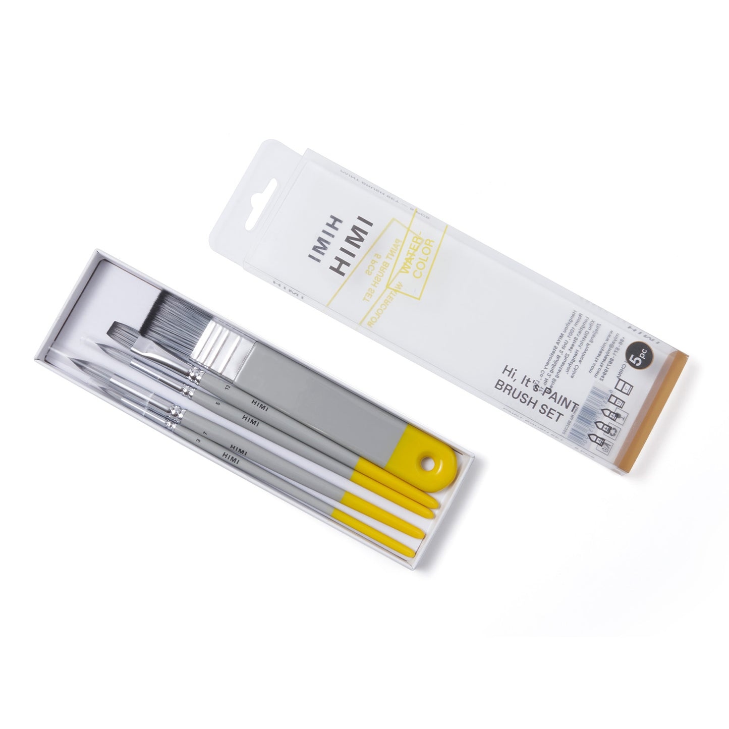 HIMI 5 PCS WATERCOLOR BRUSH SET
