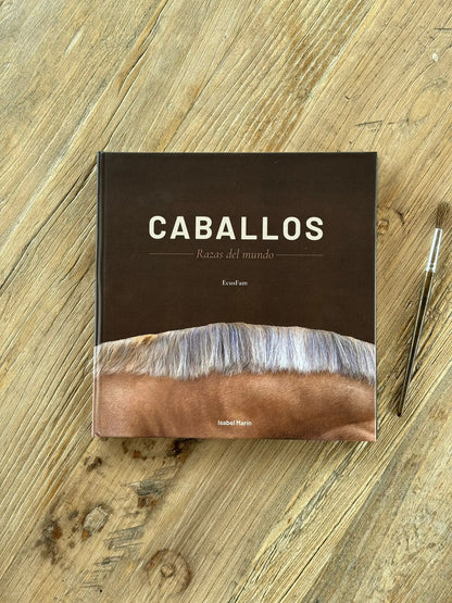 Libro para colorear "CABALLOS, RAZAS DEL MUNODO" por Isabel Marín