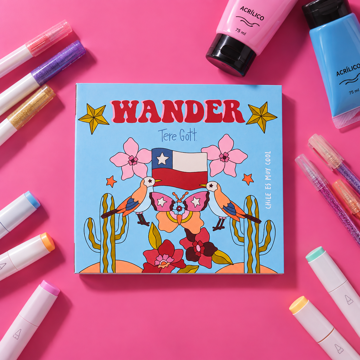 LIBRO PARA COLOREAR "WANDER" POR TERE GOTT