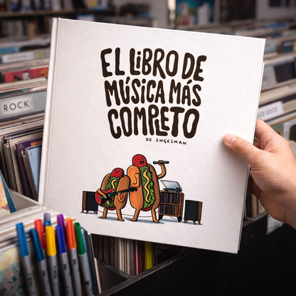 Libro para colorear"El libro de música más completo" por Ingesman