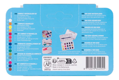 Acuarela en Pastillas Van Gogh Set 12 + 3 Colores