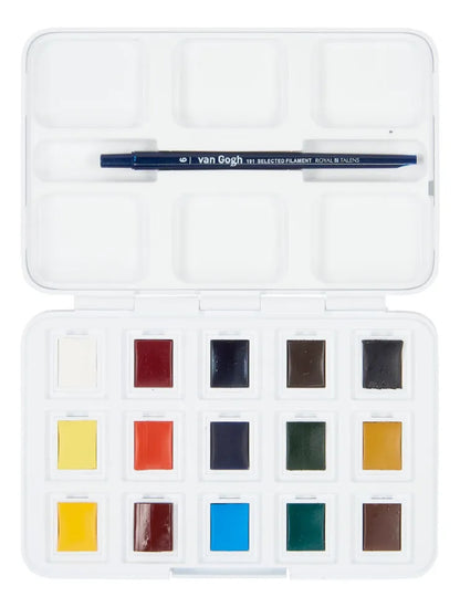 Acuarela en Pastillas Van Gogh Set 12 + 3 Colores