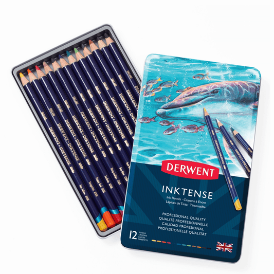 Pack 12 Lápices de Tinta Derwent Inktense