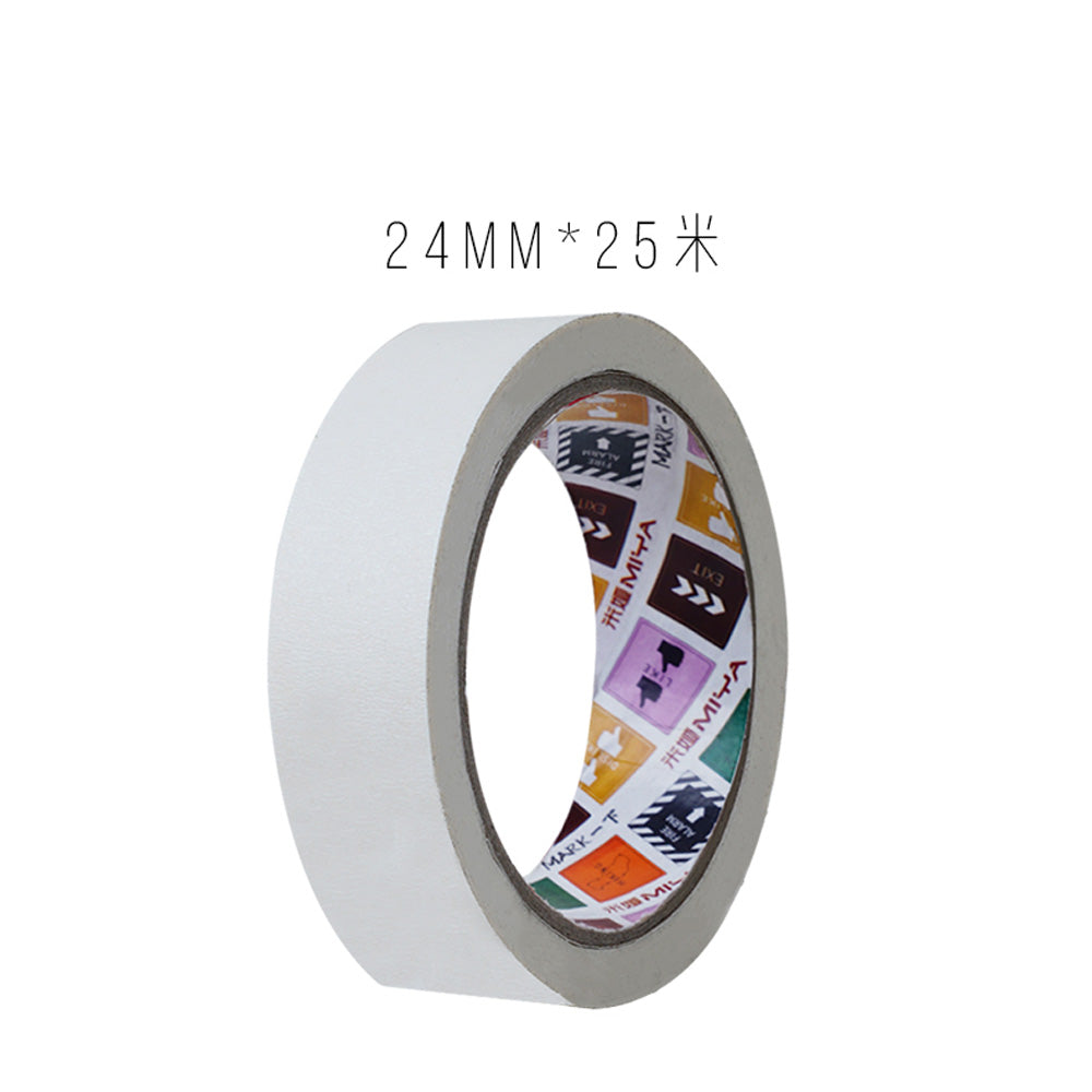 MIYA - CINTA DE PAPEL CJ ANCHO 24 MM (DIÁMETRO INTERNO 76 MM) LARGO 25 M BLANCO