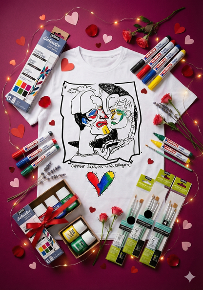 Pack San Valentín: Arte Portable & Personalización (Strangetierra x Edding x Pebeo)