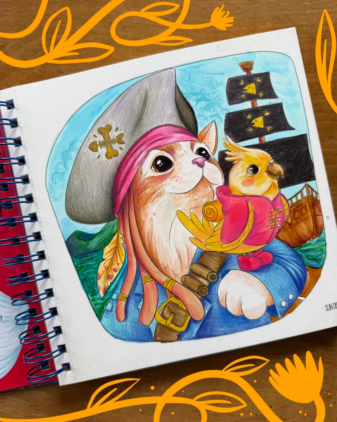 Libro para colorear "PATITAS EN ACCION 2" por Sun Diseño