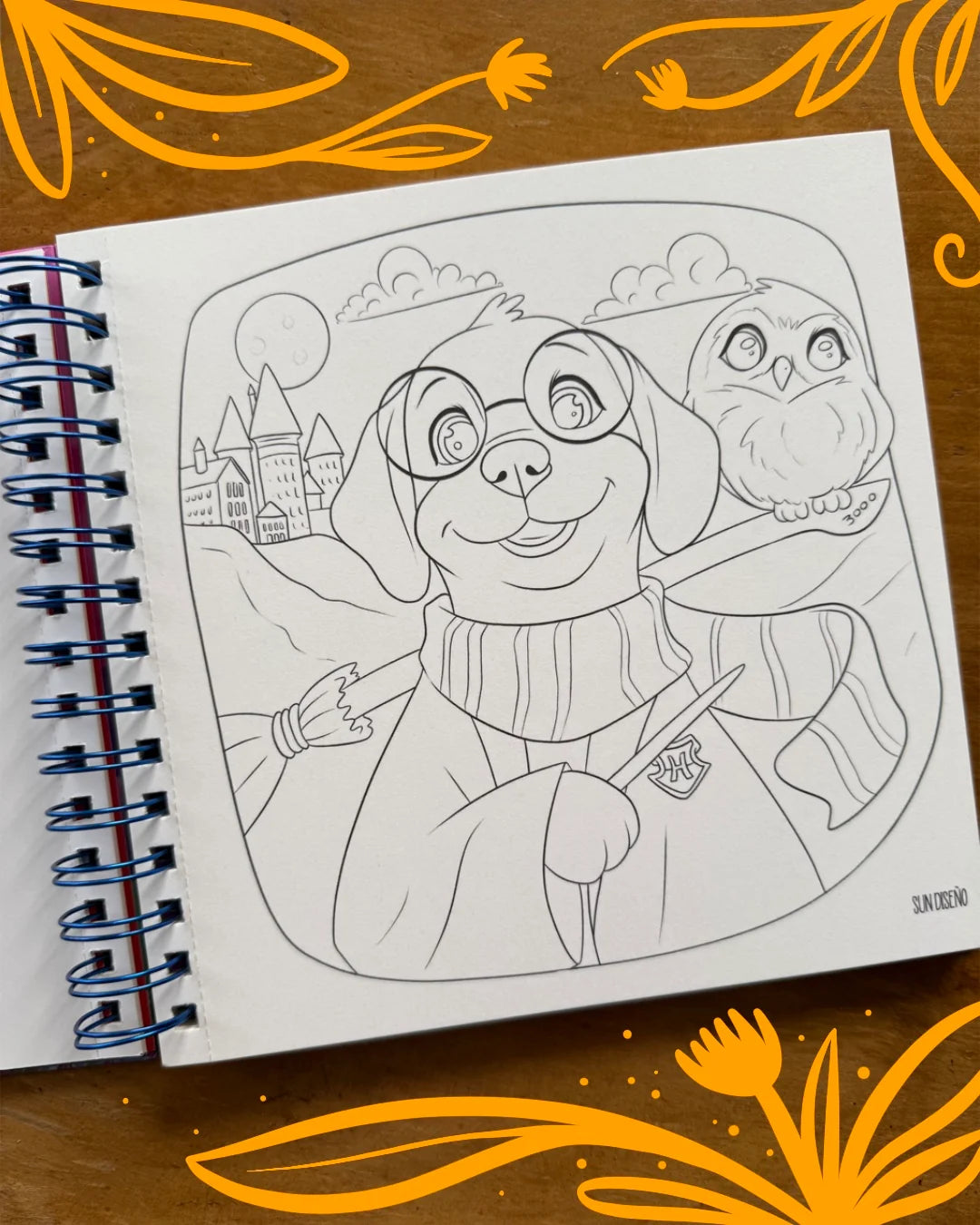 Libro para colorear "PATITAS EN ACCION 2" por Sun Diseño