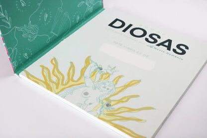 Libro para colorear "Somos Diosas" por Consuelo Huerta