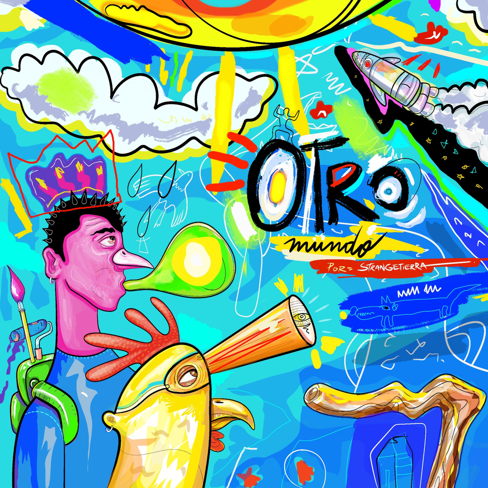 Libro para colorear "Otro Mundo" por Strangetierra