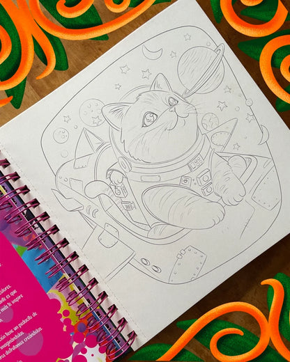 Libro para colorear "PATITAS EN ACCION " por Sun Diseño