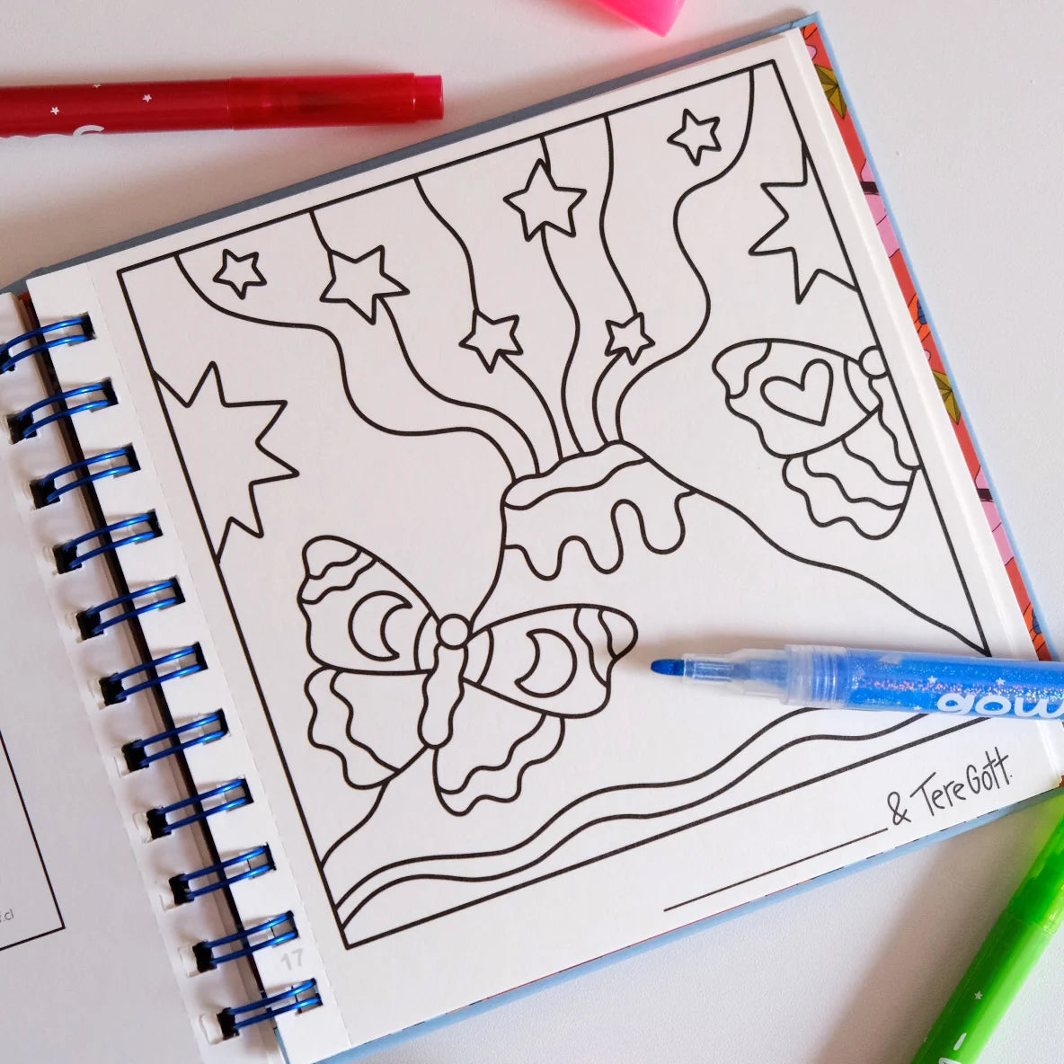 LIBRO PARA COLOREAR "WANDER" POR TERE GOTT
