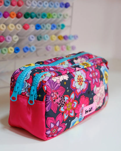 ESTUCHE DOBLE FLOWERS