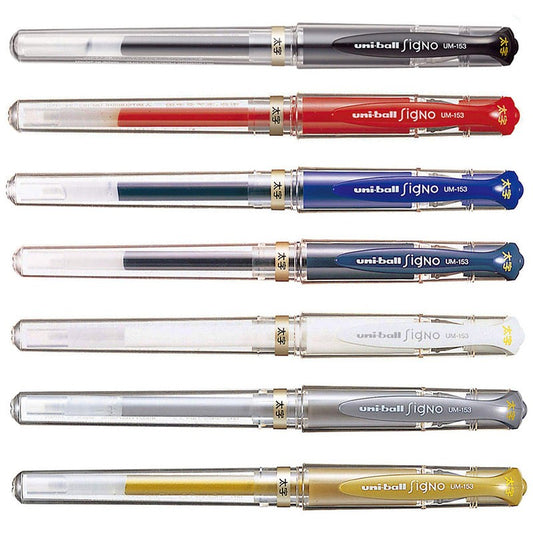 Uni-Ball Signo Broad UM153 Lapiz Tinta Gel - 1.0mm (Disponible en 6 Colores)