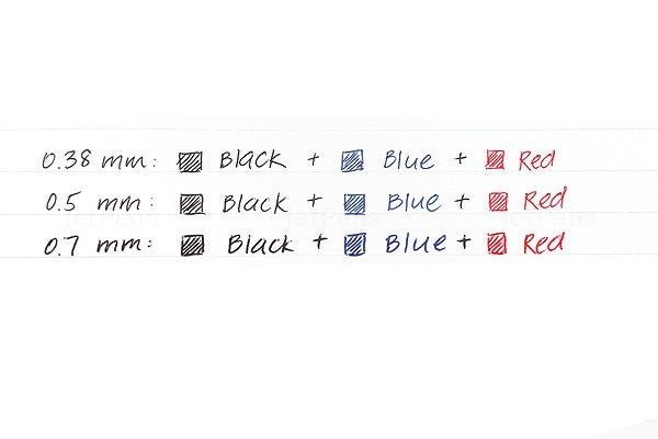 Boligrafo UNI JETSTREAM 3 colores Ballpoint 0.38mm (disponible en 4 colores)